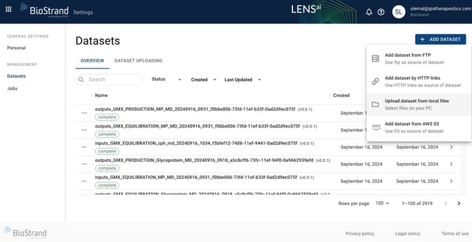 LENSai datasets