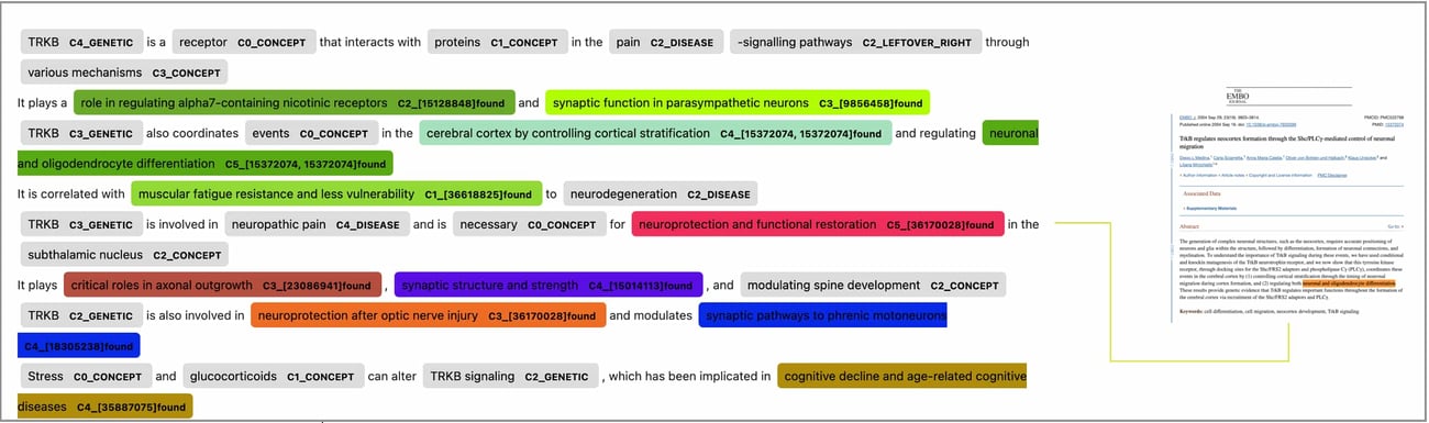 RAG - Answer breakdown with LensAI