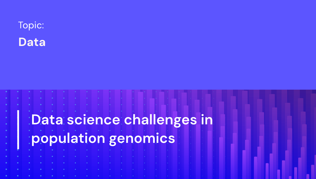 Data science challenges in population genomics