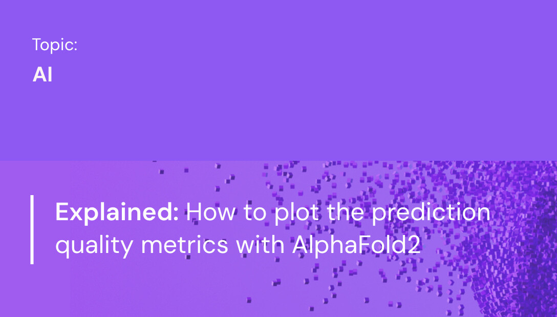 Explained: how to plot the prediction quality metrics with AlphaFold2