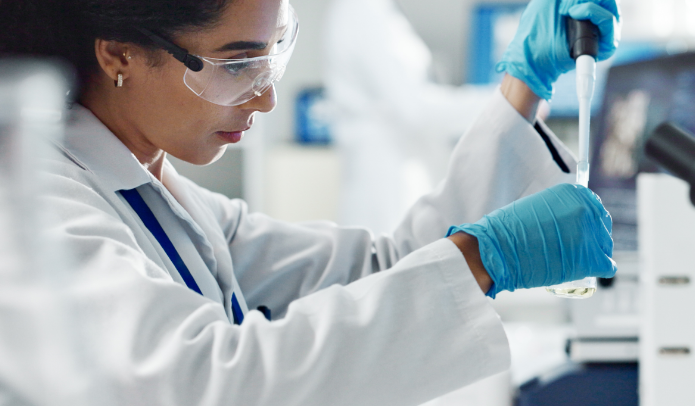 Advanced Lab - woman in the lab